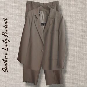 🌺SOUTHERN LADY TAN BLAZER/PANT SUIT